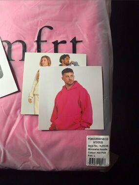 Minimalist Hoodie - Hot Pink